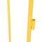 Vestil YELLOW BARRIER 48" W/WHEELED FEET PRAIL-48-Y-WW - alternate 3